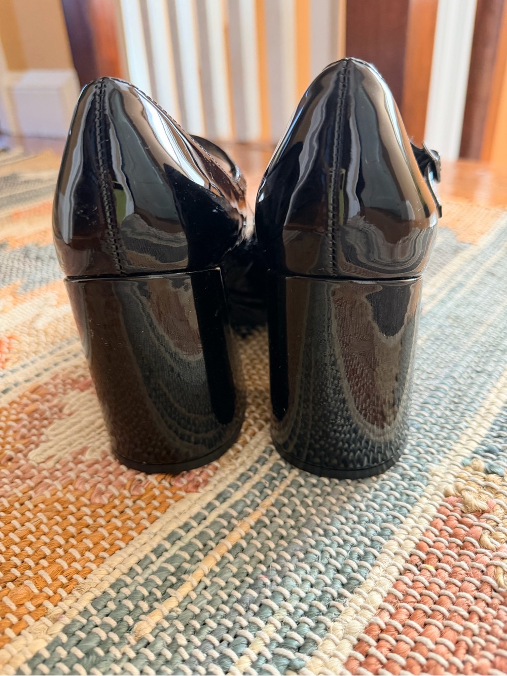 CBG Generation Black Patent Leather Mary Jane Block Heel Pumps – Sz 7.5 - Picture 3 of 6
